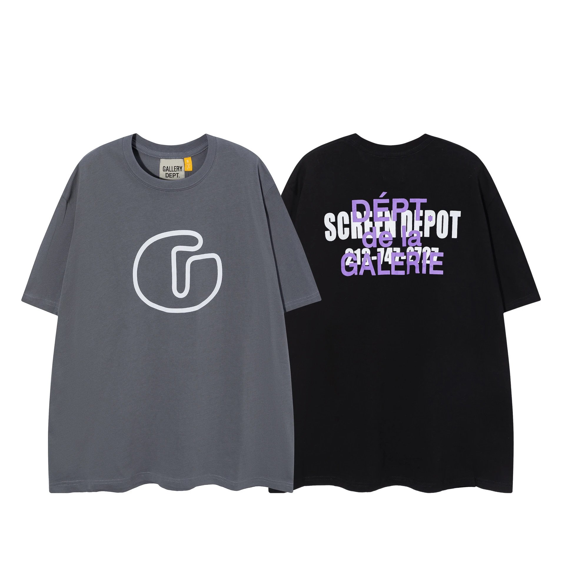 Gallery Dept Letter Print Tee Multi-color - Gallery Dept - Cnfans - $20.19