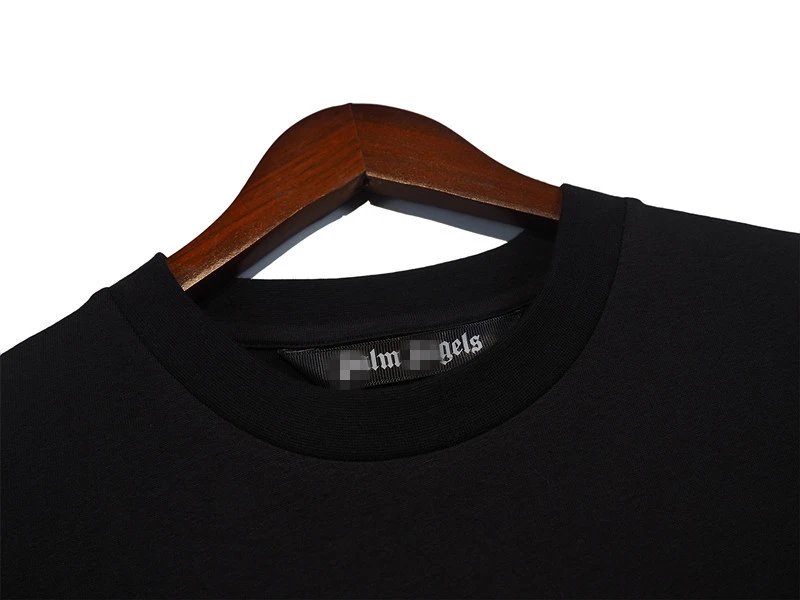 Graffiti Palm Tree Cotton T-Shirt White - Gallery Image 12 - Detailed View