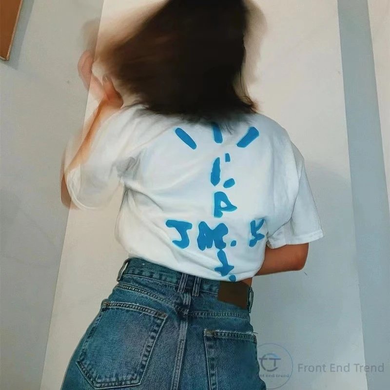 Vintage Graphic Streetwear Cotton T-Shirt Black - Gallery Image 11 - Detailed View