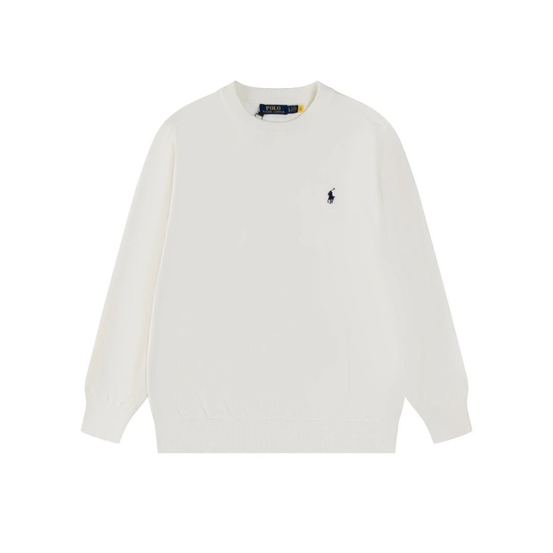 Casual Knit Crewneck Sweater Unisex Top Buff - Gallery Image 2 - Detailed View