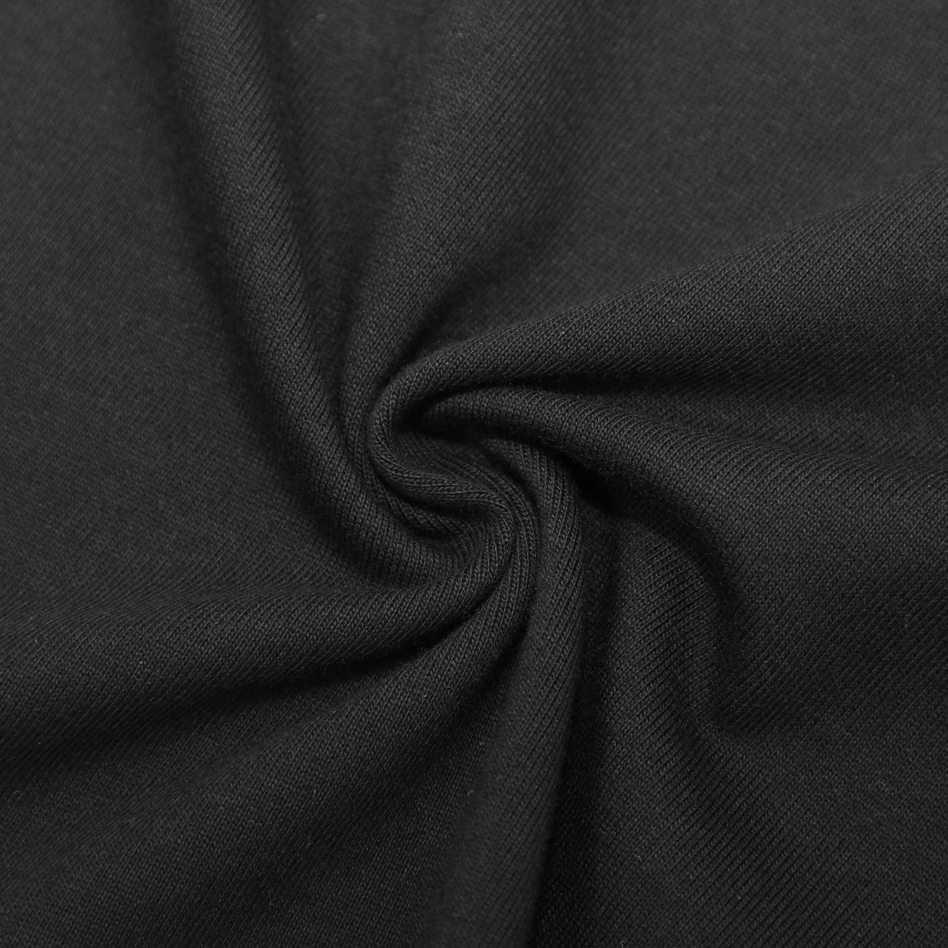 Streetwear Cotton Graphic Tee Multicolor Letters White Black - Gallery Image 8 - Detailed View