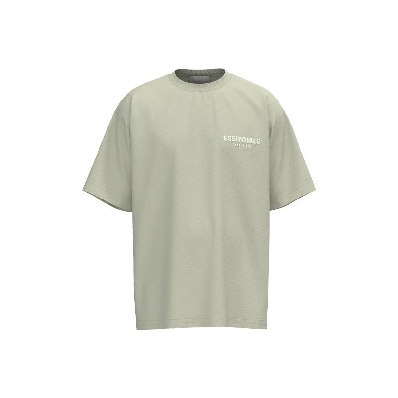 Streetwear Cotton Oversized Tee Sage Green - Essentials - Cnfans - $21.29