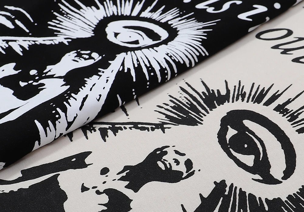 Gallery Dept Abstract Print T-Shirt Black - Gallery Image 8 - Detailed View