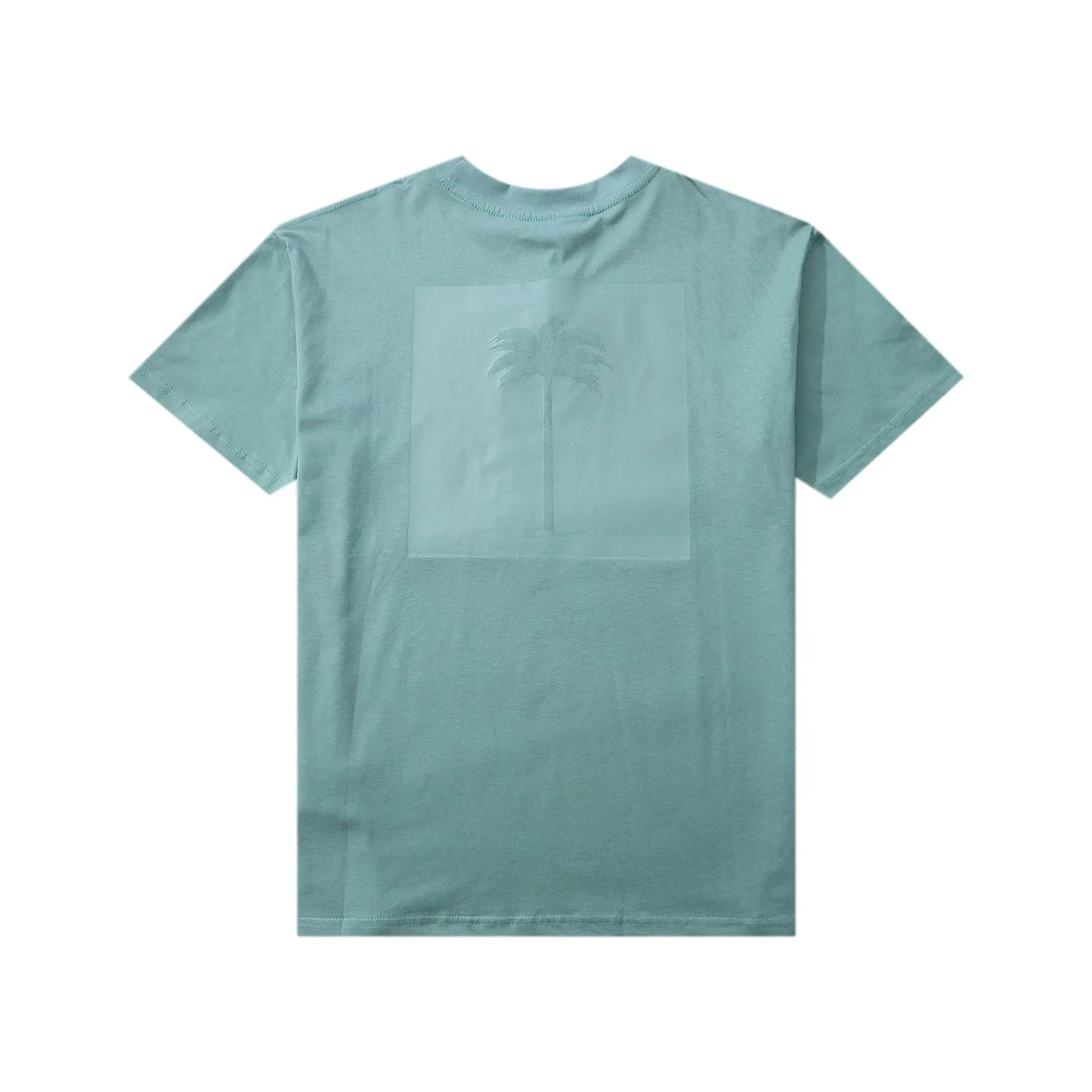 Streetwear Palm Tree Graphic Cotton Tee Mint Green - Palm Angels - Cnfans - $23.55