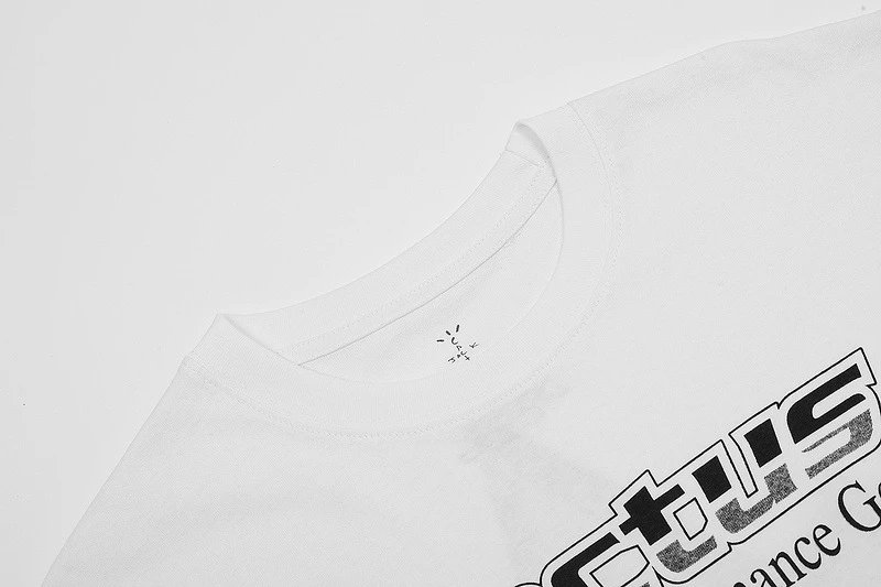 Street Style Graphic Cotton T-Shirt Ivory - Gallery Image 5 - Detailed View