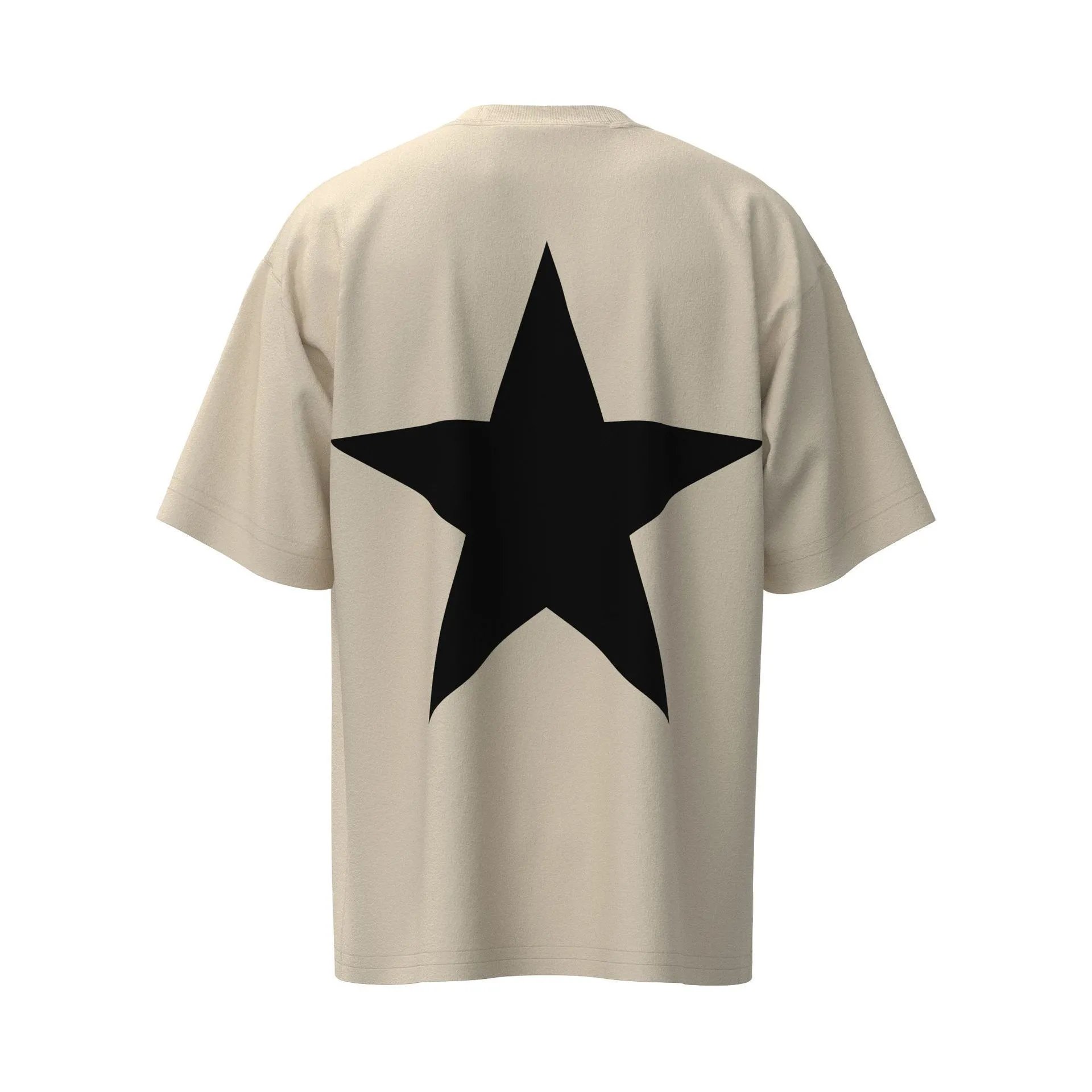 High-Street Graphic Tee in Ecru - Essentials - Cnfans - $21.29