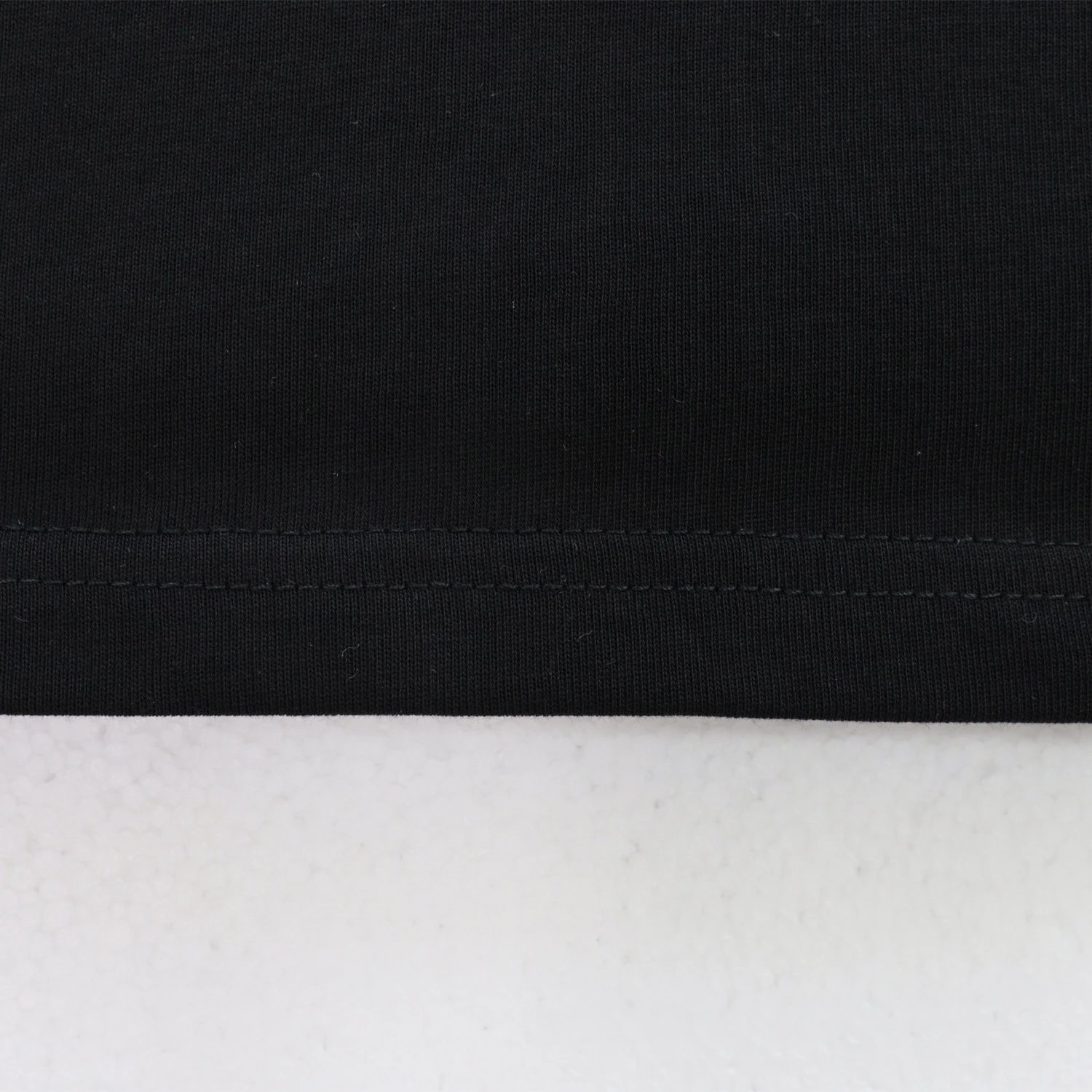 Street Cotton Short Sleeve Tee Unisex Jet Black - Gallery Image 7 - Detailed View