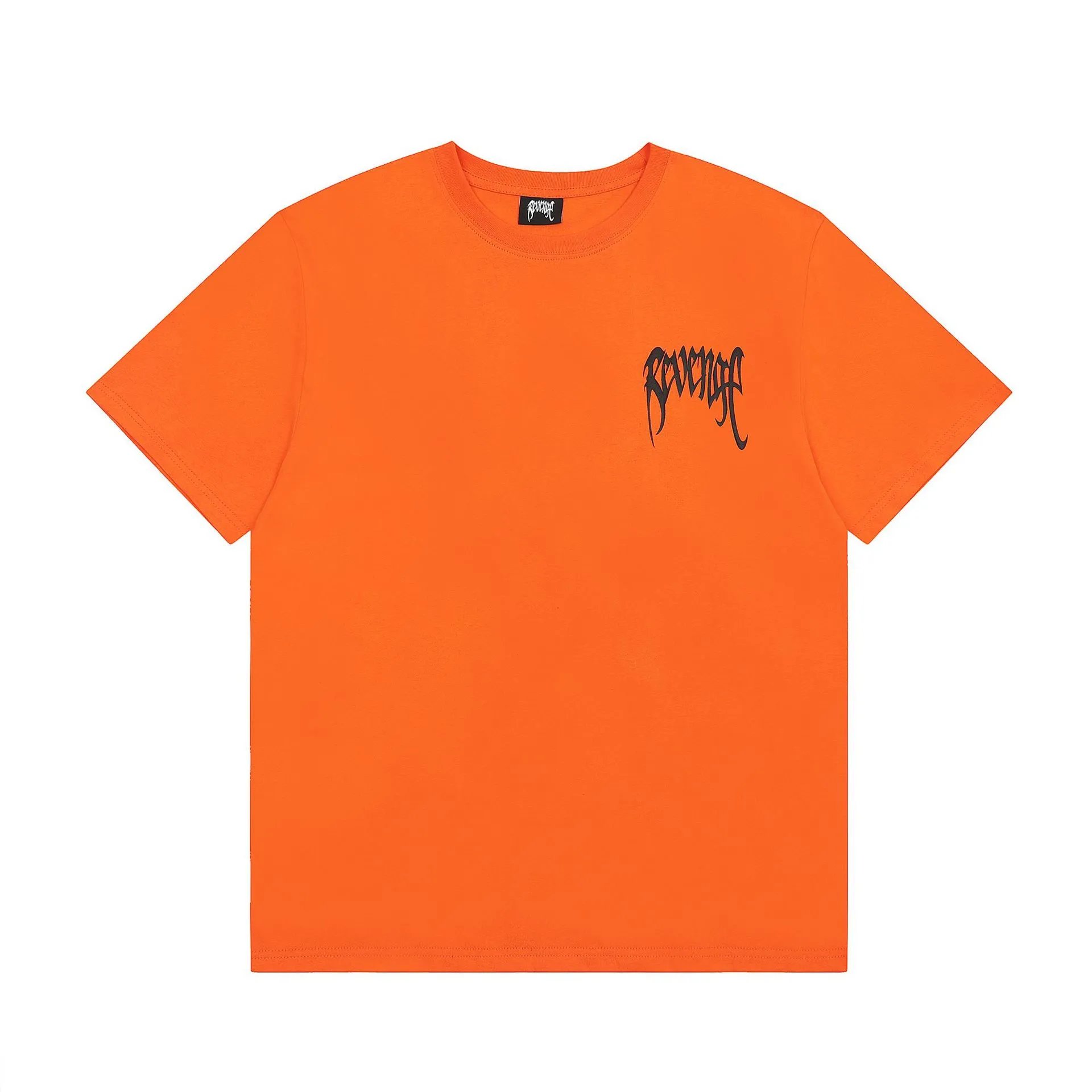 Graphic Handprint Streetwear Tee Burnt Orange - Gallery Image 8 - Detailed View