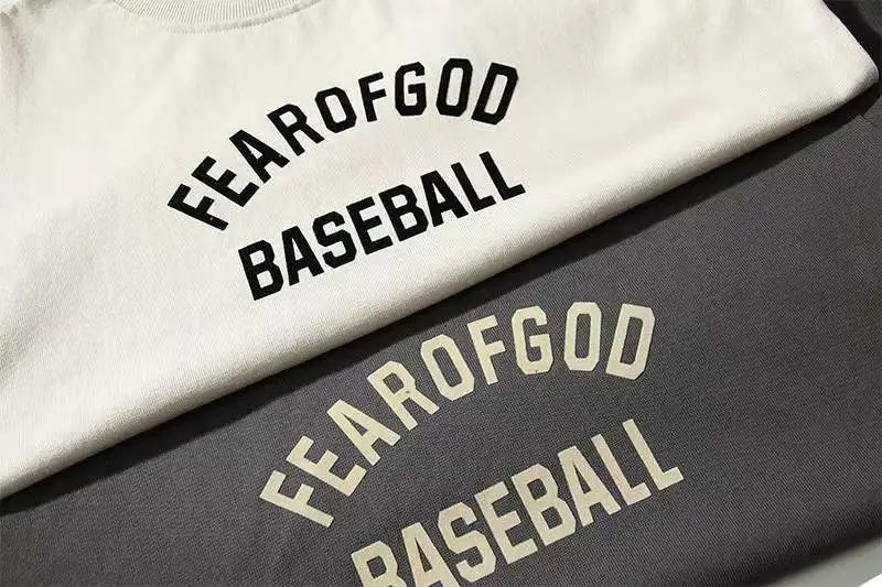 Streetwear Cotton Baseball Tee Charcoal Ivory - Gallery Image 10 - Detailed View