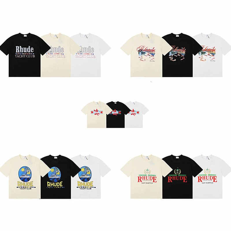 Rhude Yacht T-Shirt Multi - High Quality Product Image - Cnfans