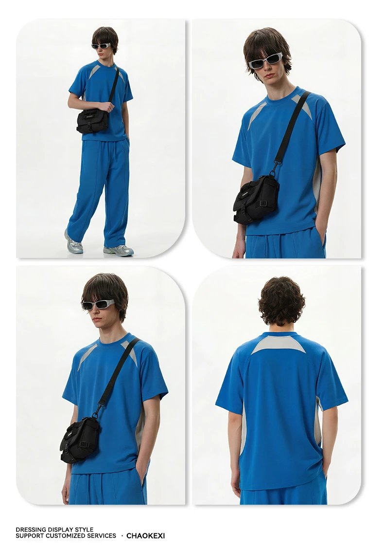 Outdoor Quick Dry Raglan T-Shirt Unisex Onyx - Gallery Image 11 - Detailed View