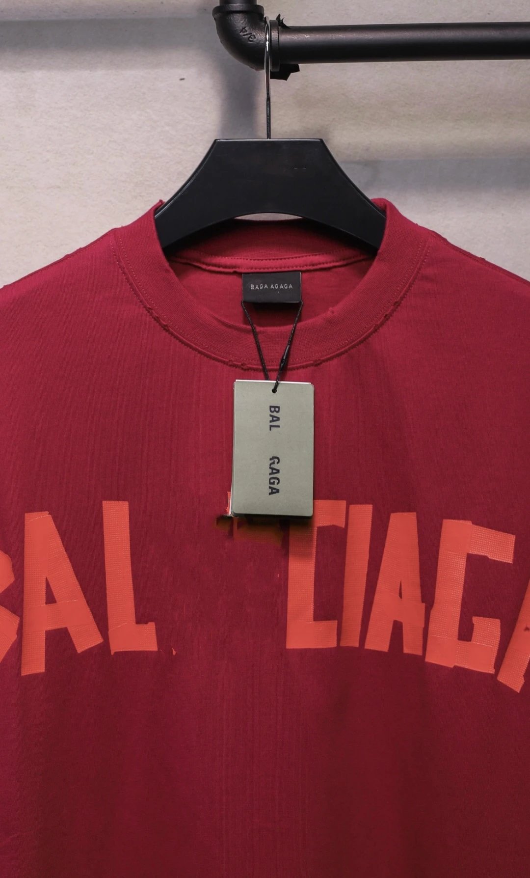 Distressed Print Unisex Cotton Tee - Off White - Gallery Image 14 - Detailed View