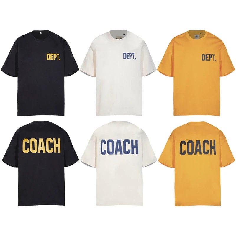 Gallery Dept Graphic Tee Yellow - Gallery Dept - Cnfans - $21.14