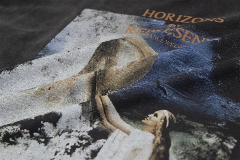 Represent Horizons Retro T-shirt - Gallery Image 7 - Detailed View