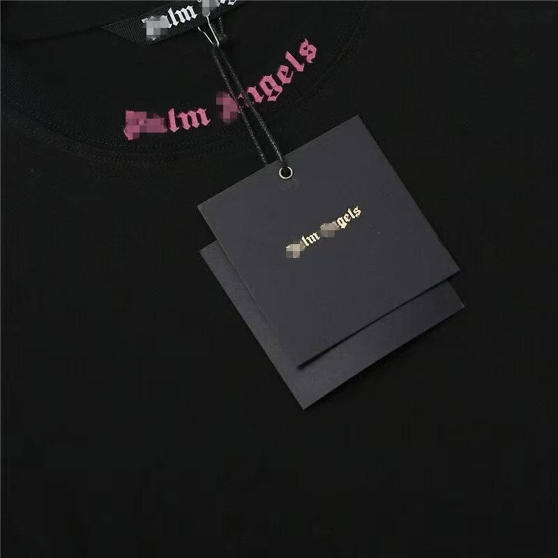 Streetwear Loose Logo Print T-Shirt Midnight Black - Gallery Image 6 - Detailed View