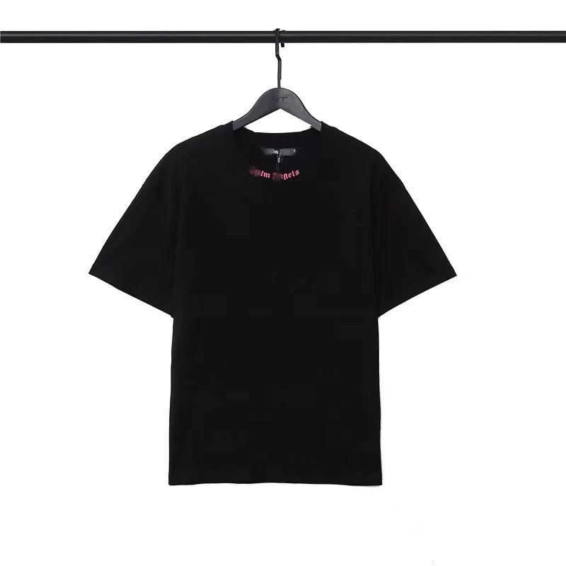 Streetwear Loose Logo Print T-Shirt Midnight Black - Gallery Image 4 - Detailed View