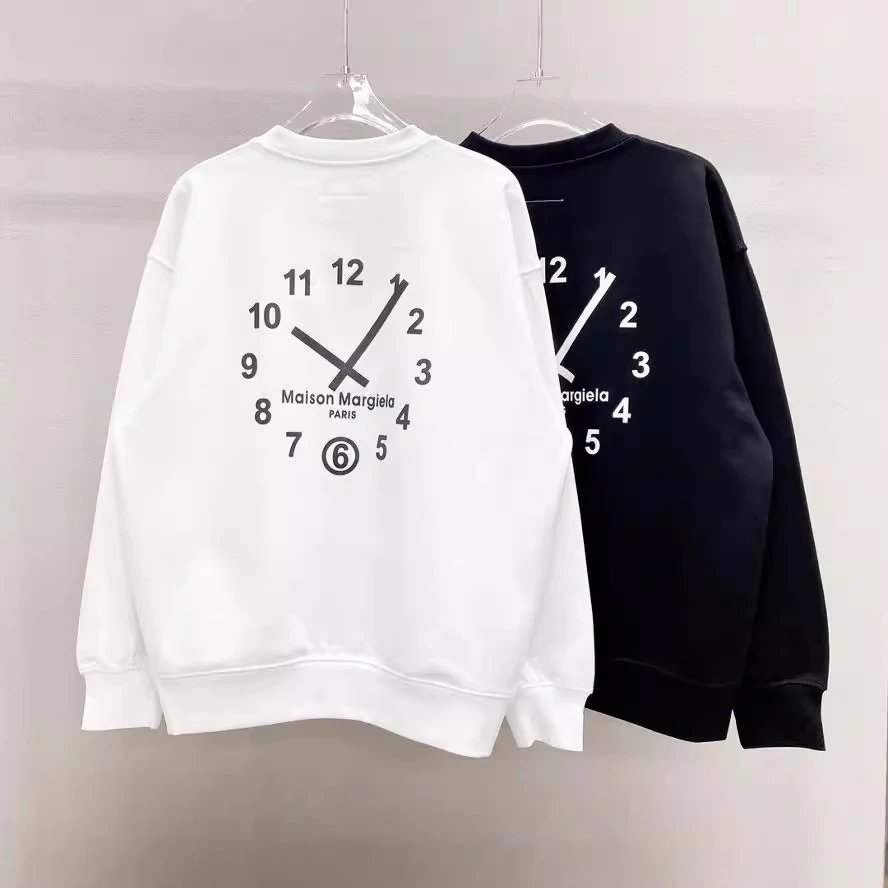 Maison Margiela MM6 Print Sweatshirt Black - Gallery Image 4 - Detailed View