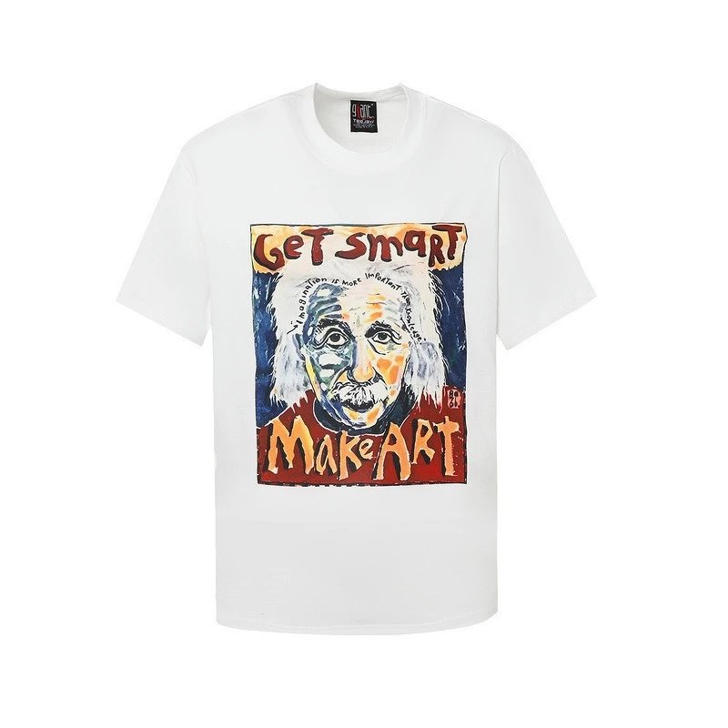 Vintage Abstract Tee in Ivory - Tee Jays - Cnfans - $20.32