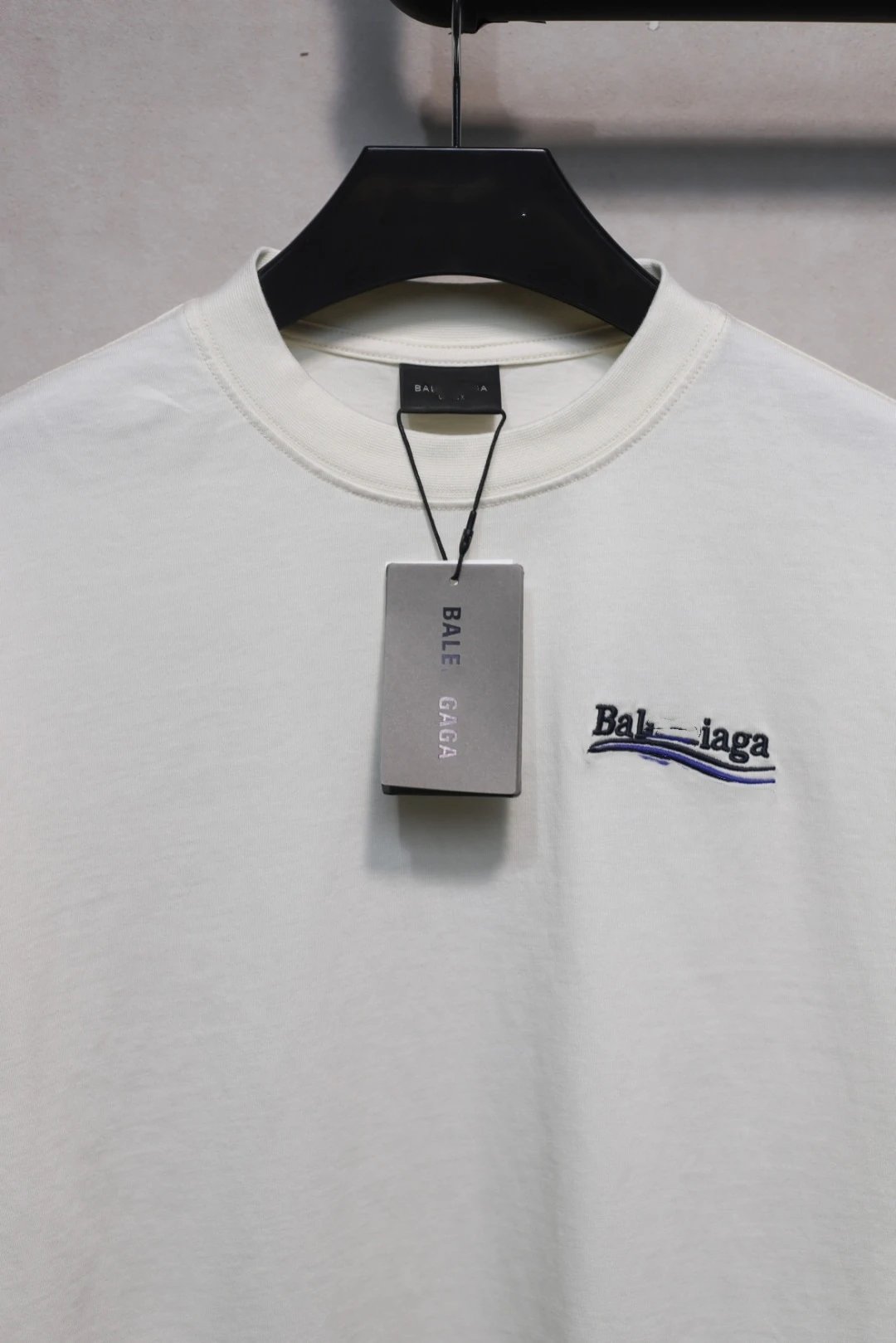 Casual Cotton Blend Tee Unisex Top Ash - Gallery Image 11 - Detailed View