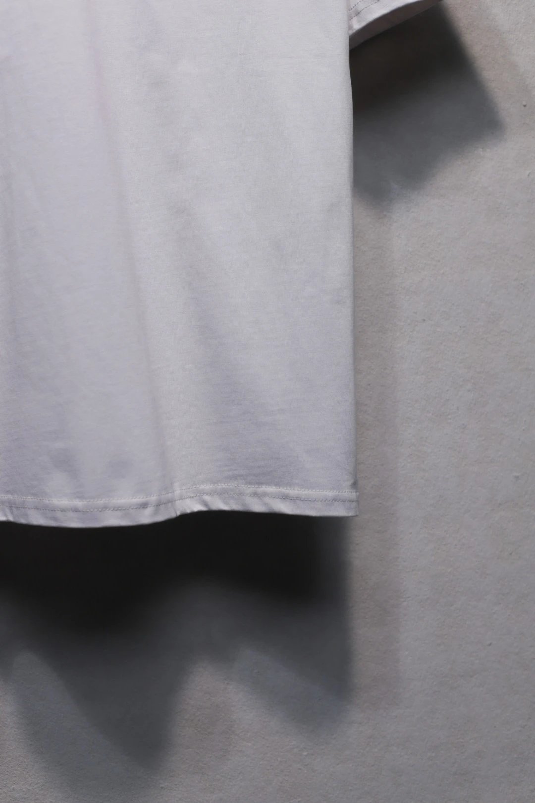 Casual Cotton Men's Short Sleeve Tee Onyx - Gallery Image 7 - Detailed View