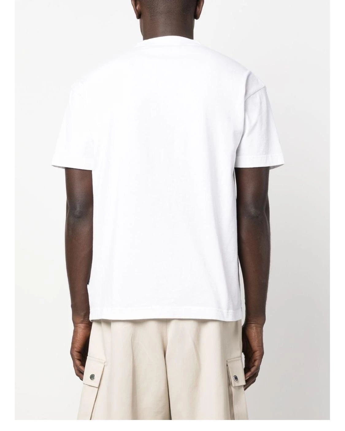 Palm Tree Graphic Streetwear Cotton T-Shirt Ebony Black - Gallery Image 7 - Detailed View