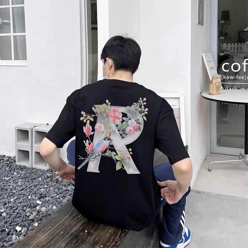 REPRESENT Floral Print T-Shirt Multicolor - Gallery Image 7 - Detailed View