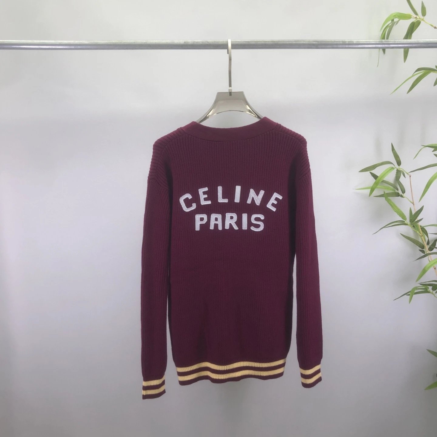 Celine Varsity Cardigan Multicolor - Gallery Image 3 - Detailed View