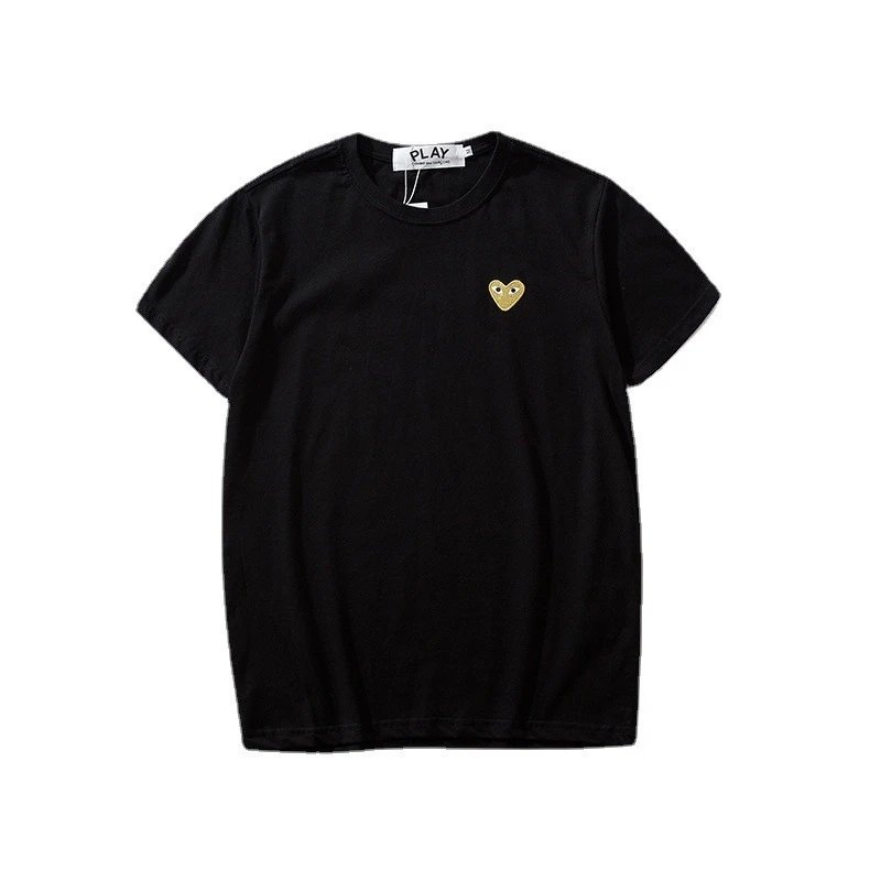 CDG Gold Heart Tee Multicolor - Gallery Image 5 - Detailed View