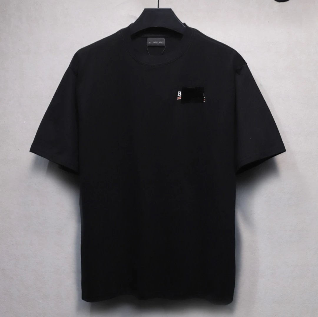 Casual Cotton Men's Short Sleeve Tee Onyx - Gallery Image 1 - Detailed View