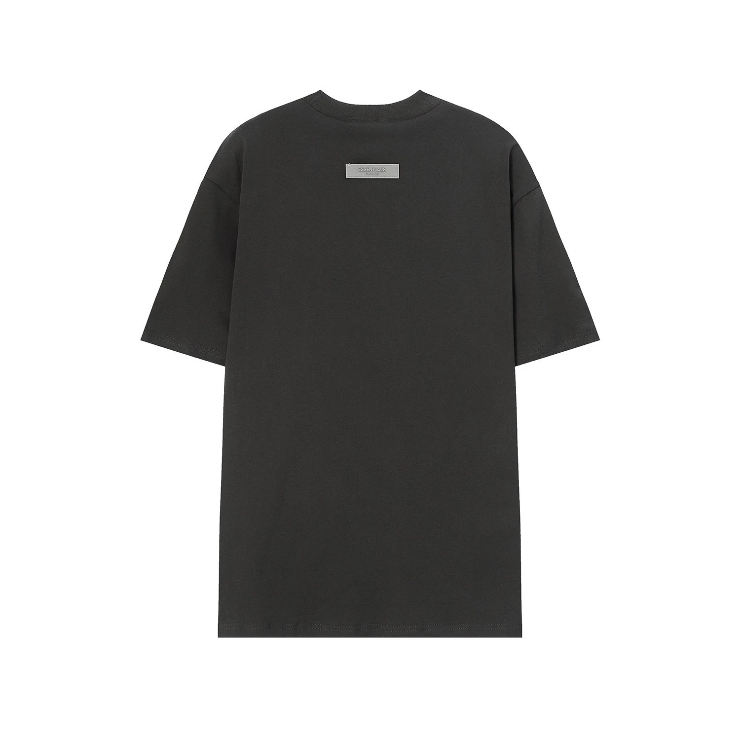 Cracked Print High Street T-Shirt in Charcoal - Gallery Image 7 - Detailed View