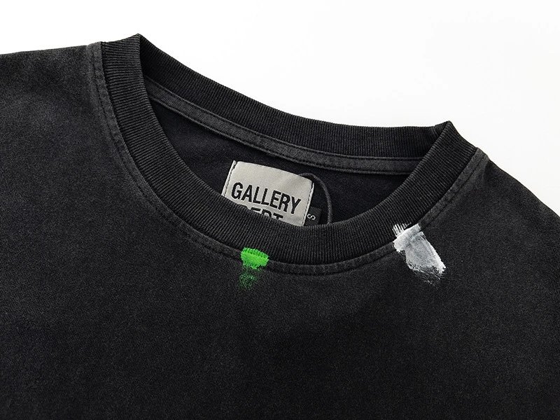 Gallery Dept Paint Splash Tee Black - Gallery Image 4 - Detailed View