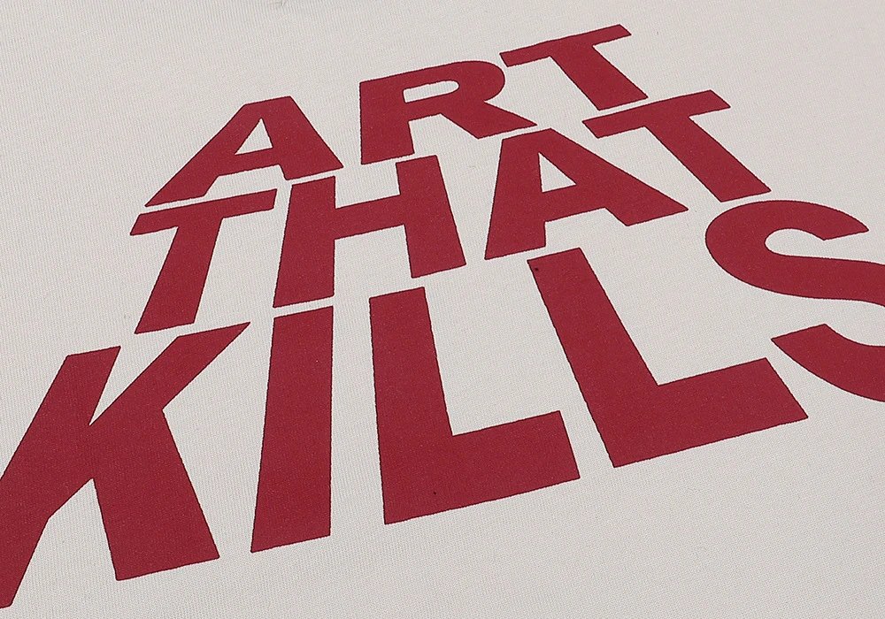 Gallery Dept Abstract Print T-Shirt Black - Gallery Image 10 - Detailed View