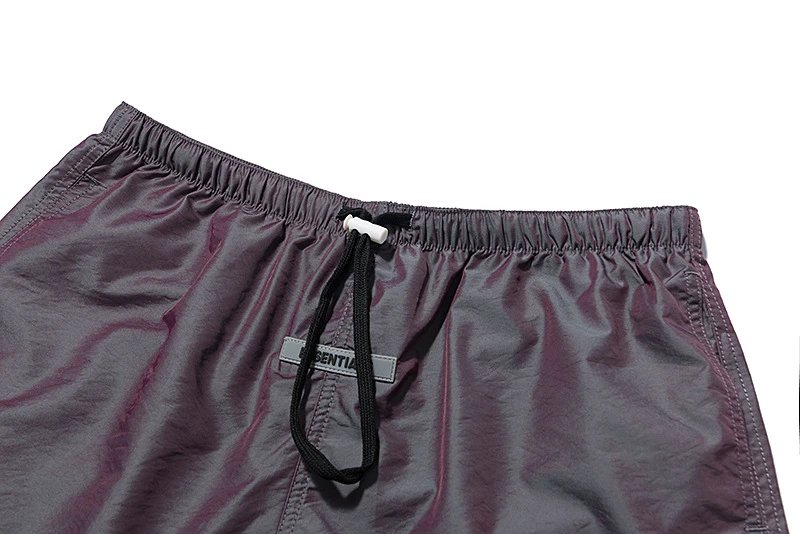 Street Nylon Reflective Shorts Silver Gray - Gallery Image 7 - Detailed View