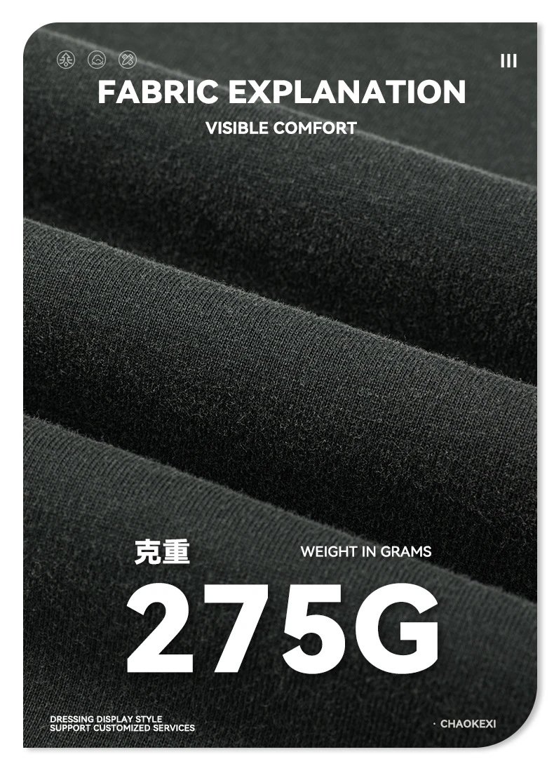 Men's Cotton Long Sleeve Tee Vintage Style Dark Gray - Gallery Image 10 - Detailed View