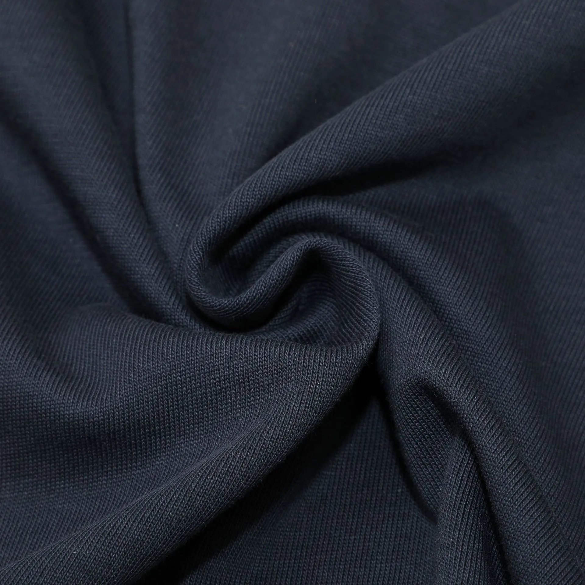 Summer Graphic Cotton Tee Unisex Top Midnight Navy - Gallery Image 7 - Detailed View