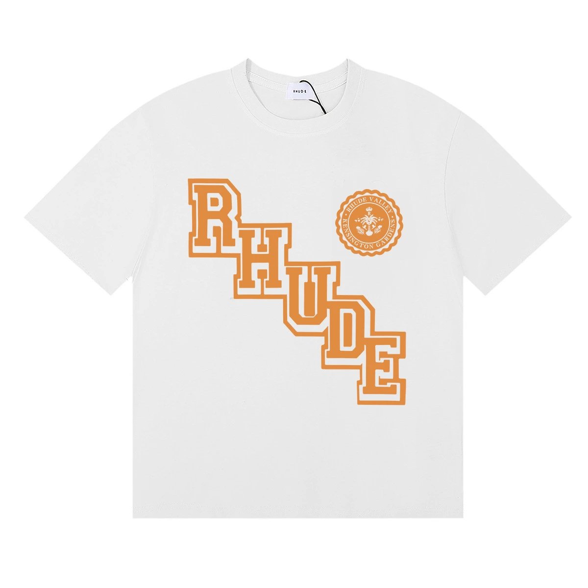Rhude Logo Print T-Shirt Black - Gallery Image 11 - Detailed View