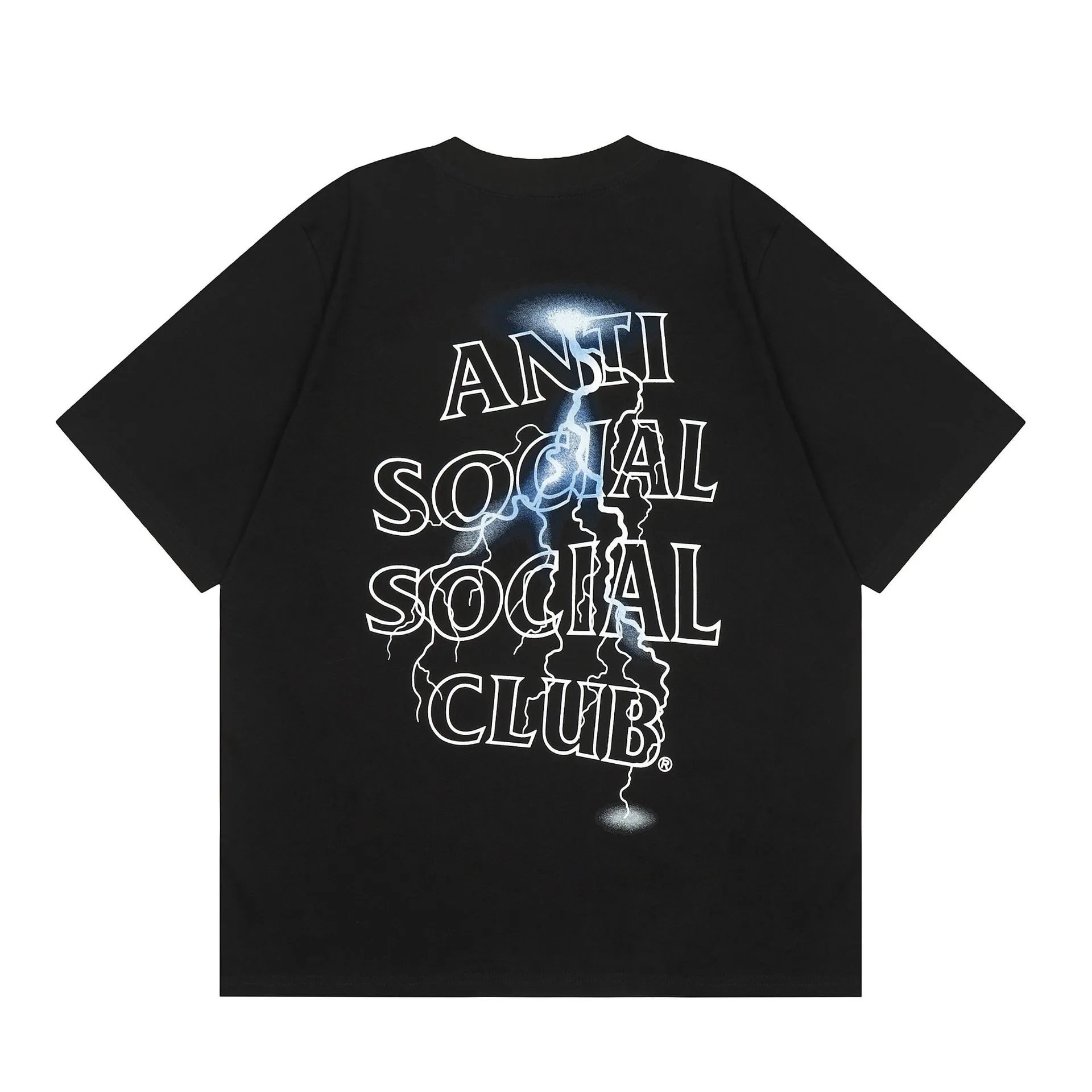 ASSC Lightning Print Tee Black - Gallery Image 4 - Detailed View
