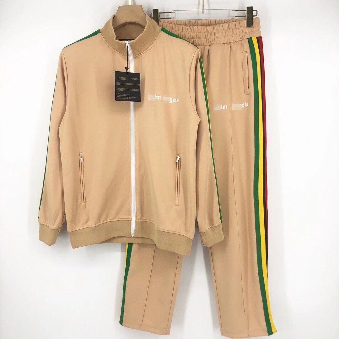 Sporty Striped Zip Jacket Unisex Casual Outerwear Onyx - Gallery Image 6 - Detailed View