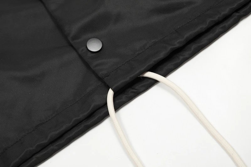 Fear of God Coach Jacket Black - Gallery Image 9 - Detailed View