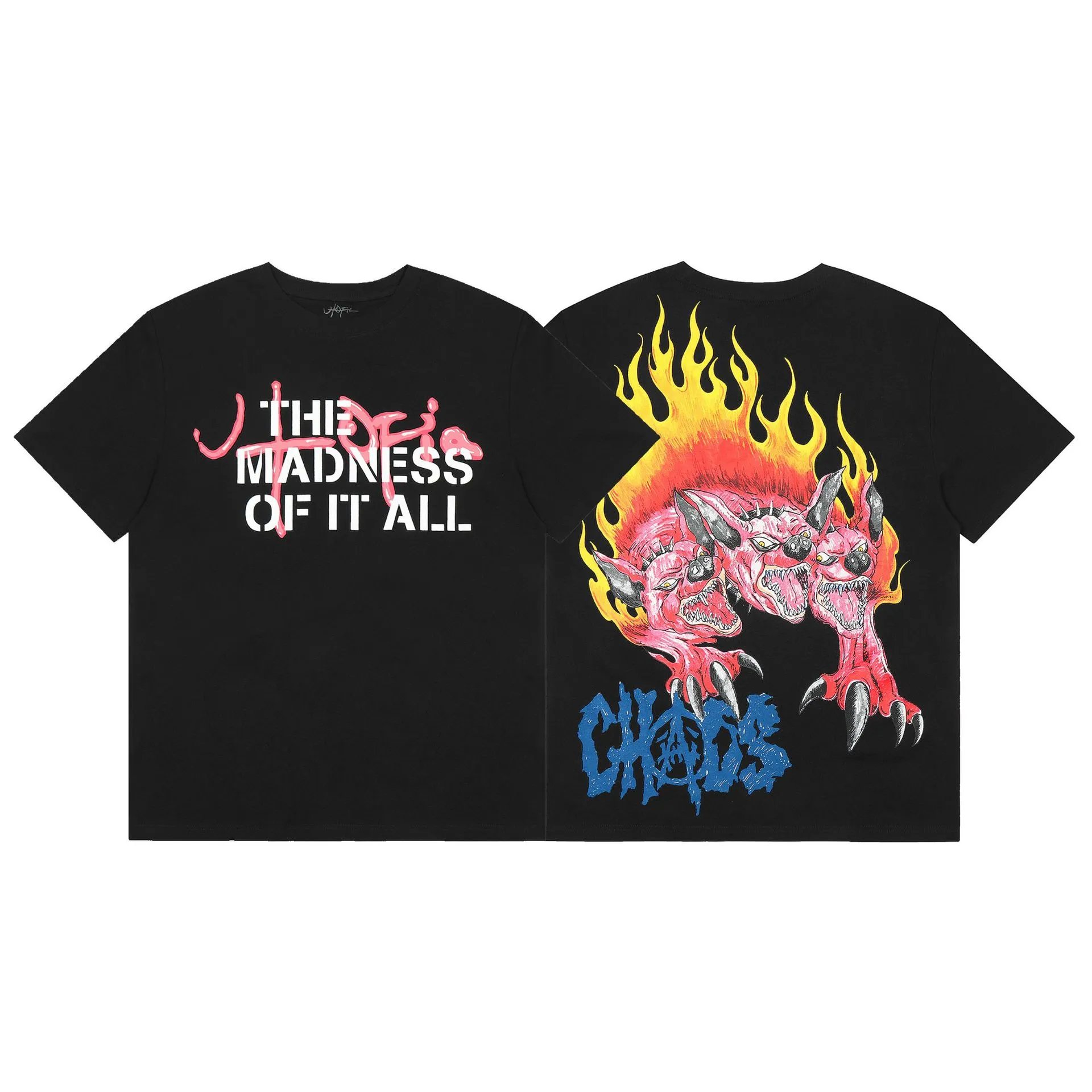 Graphic Utopia Tee Cotton Unisex Onyx Black - Travis Scott - Cnfans - $22.26