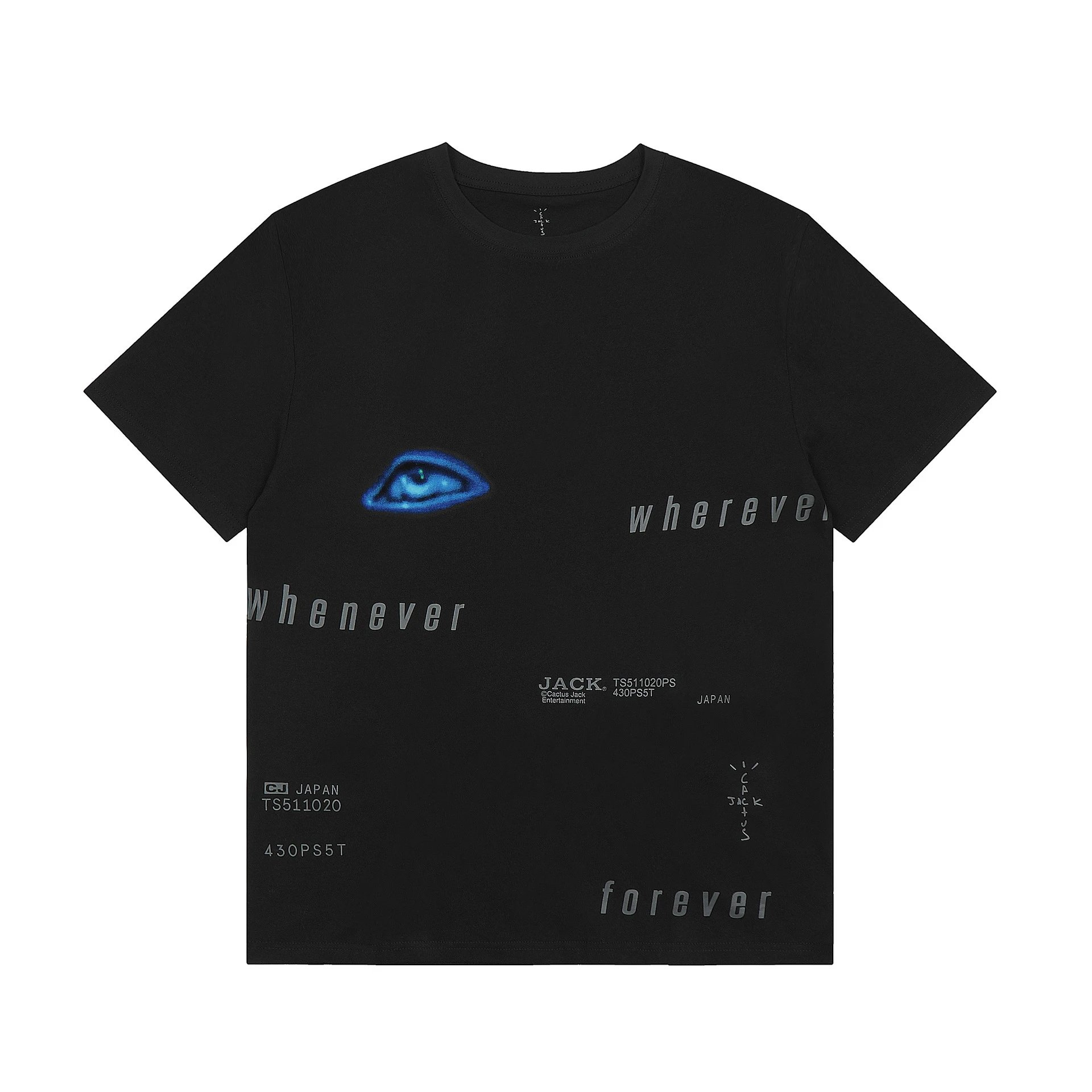 Streetwear Graphic Cotton Short Sleeve T-Shirt Black - Travis Scott - Cnfans - $22.26