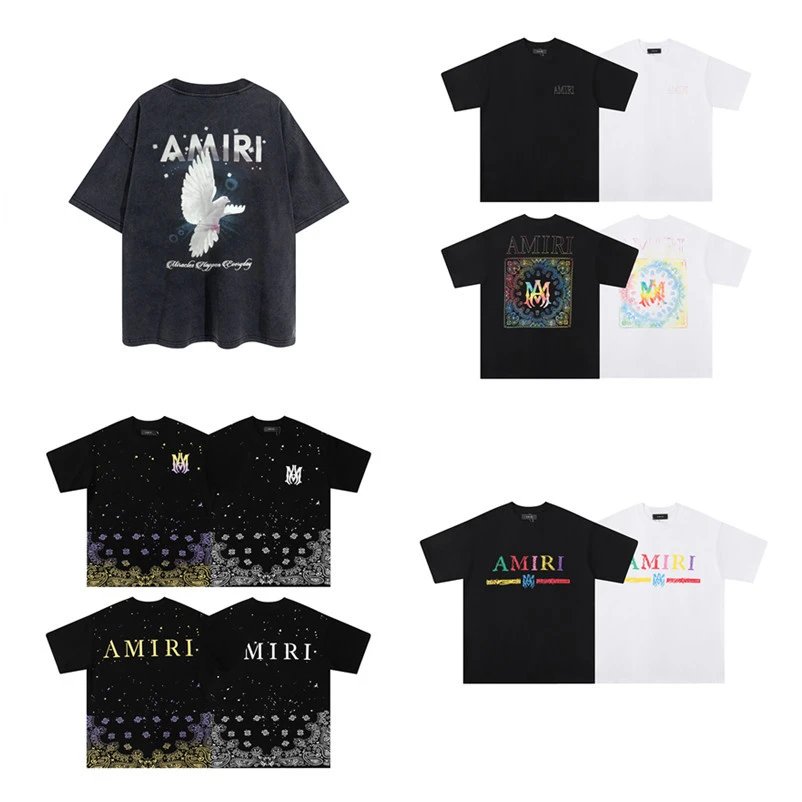 Amiri Cosmic Letter T-Shirt Multicolor - High Quality Product Image - Cnfans