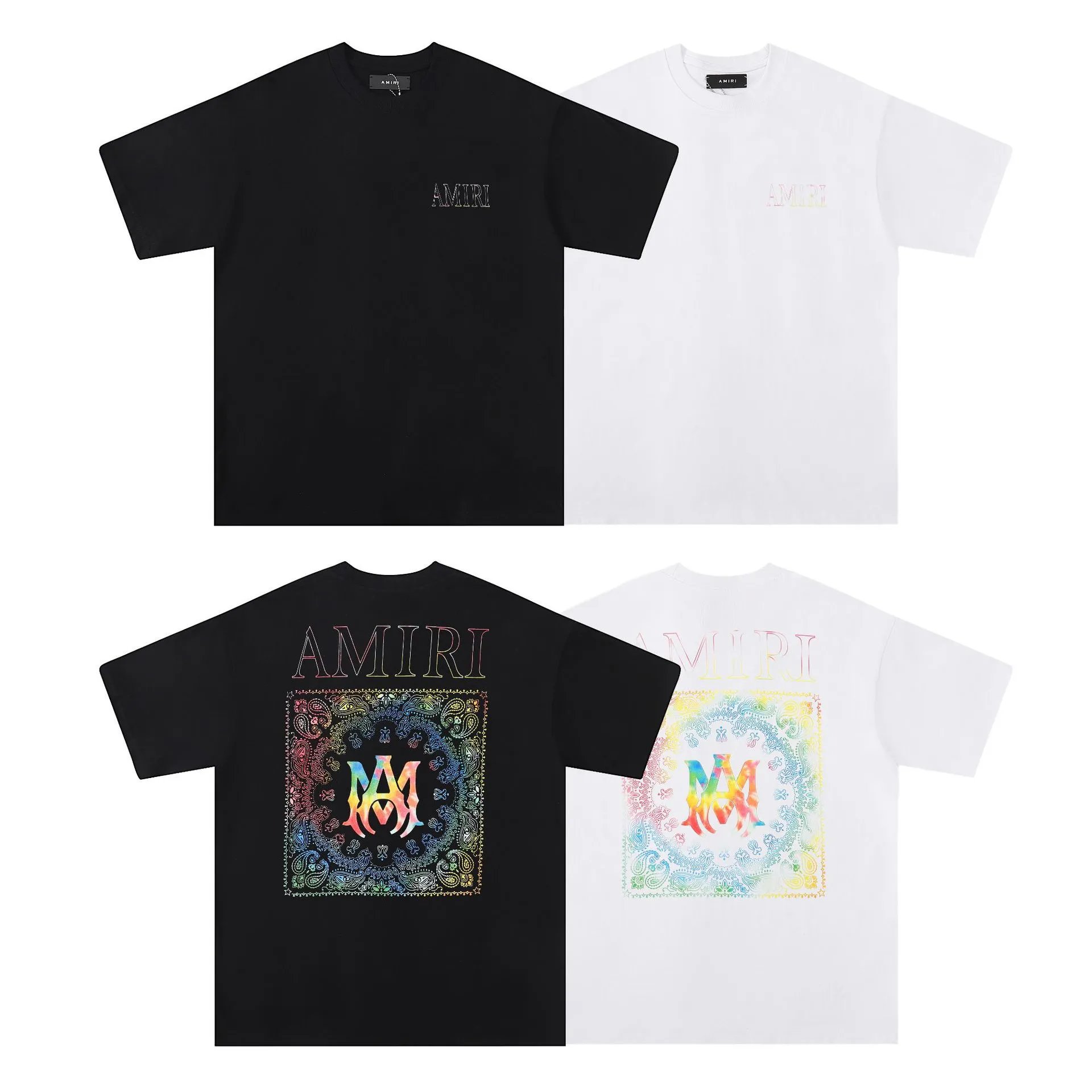 Amiri Cosmic Letter T-Shirt Multicolor - Gallery Image 3 - Detailed View