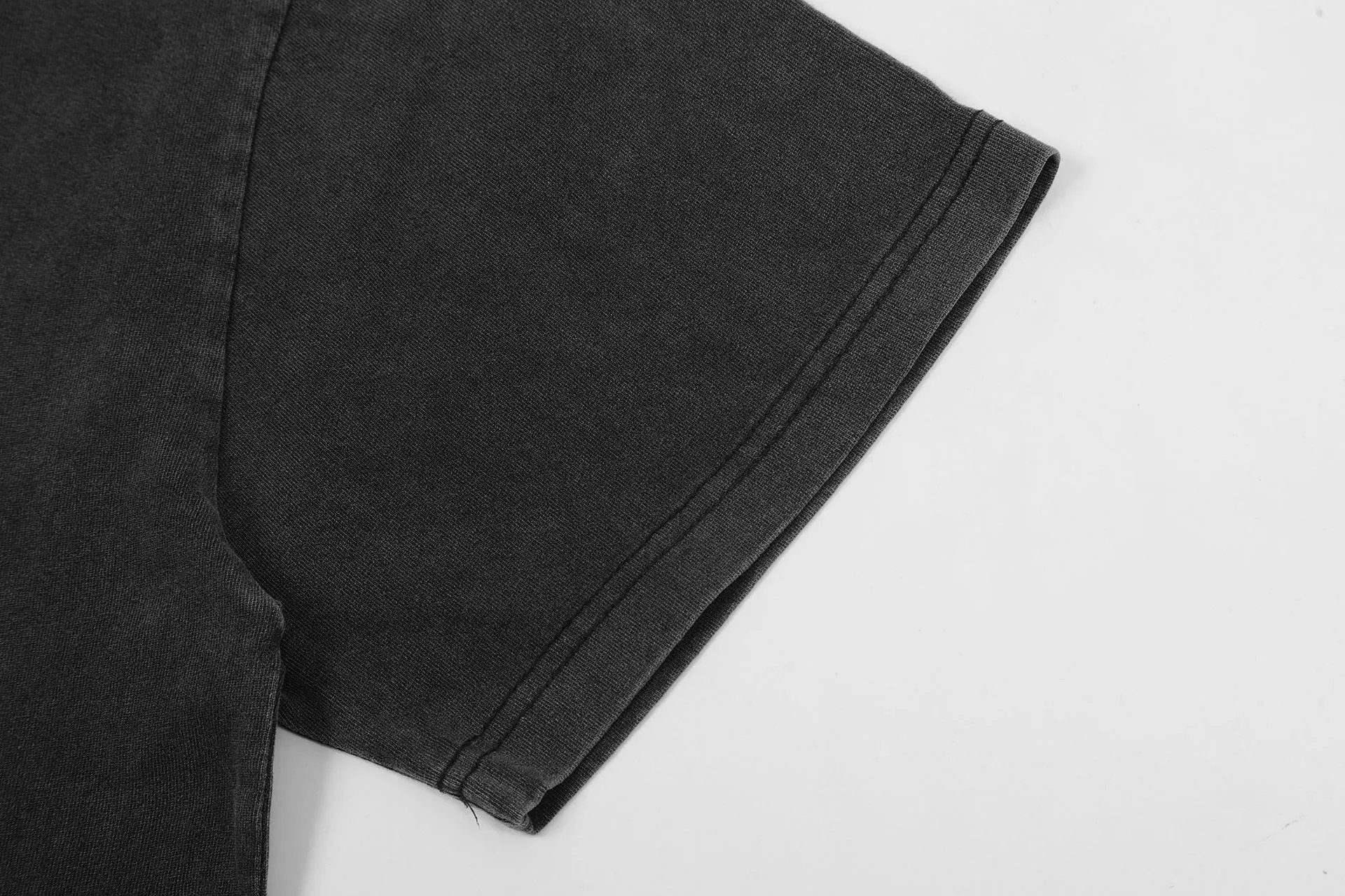 Streetwear Washed UFO Graphic Tee Charcoal - Gallery Image 8 - Detailed View