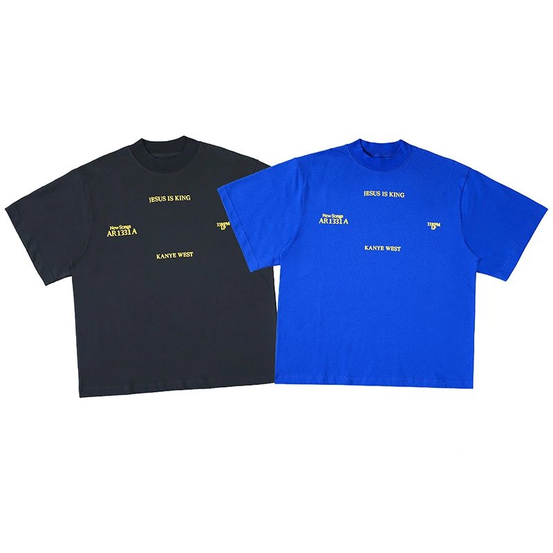 Street Print Tee Cotton Onyx - Gallery Image 1 - Detailed View