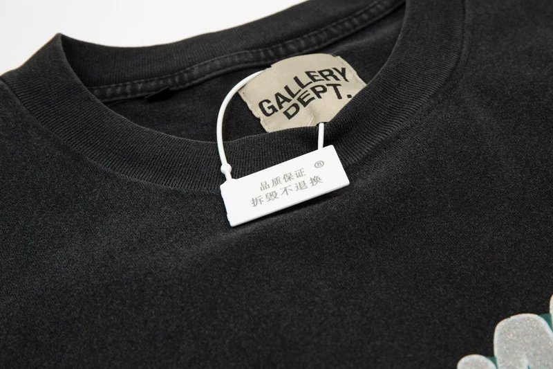 Gallery Dept Black Washed Tee Multicolor - Gallery Image 4 - Detailed View
