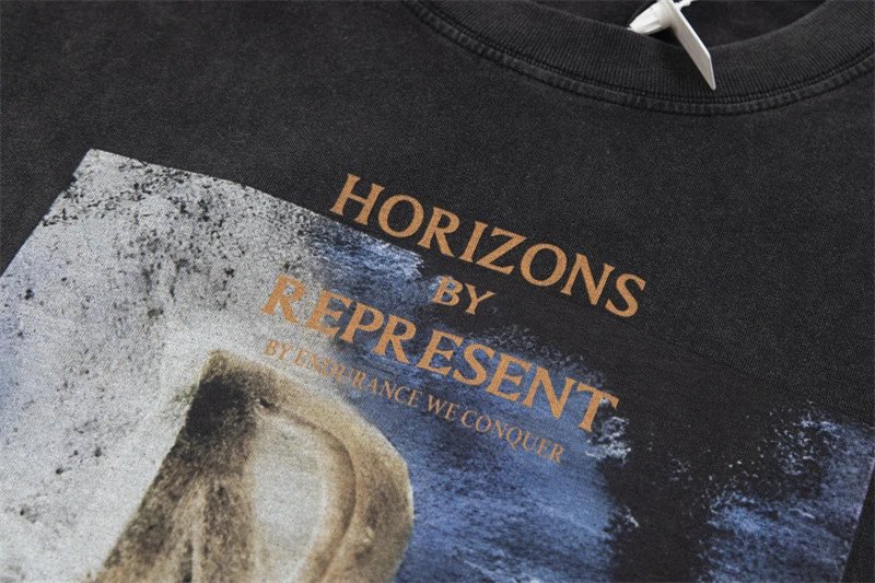 Represent Horizons Retro T-shirt - Gallery Image 8 - Detailed View