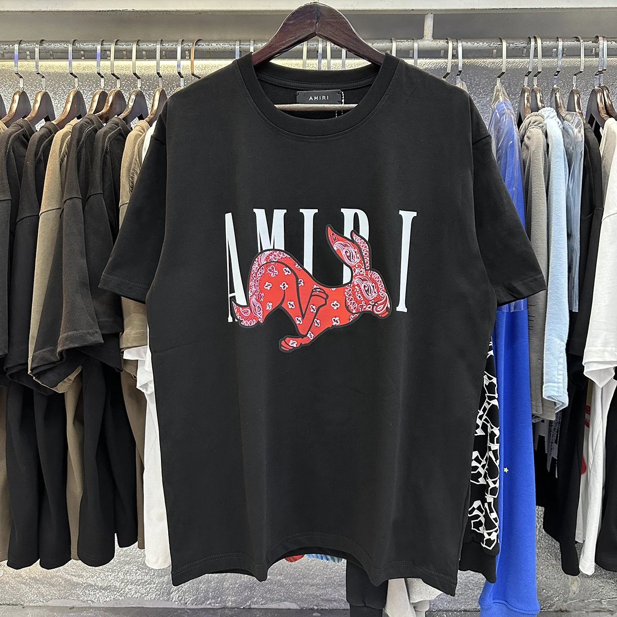 Amiri Logo Tee Multicolor - Gallery Image 10 - Detailed View