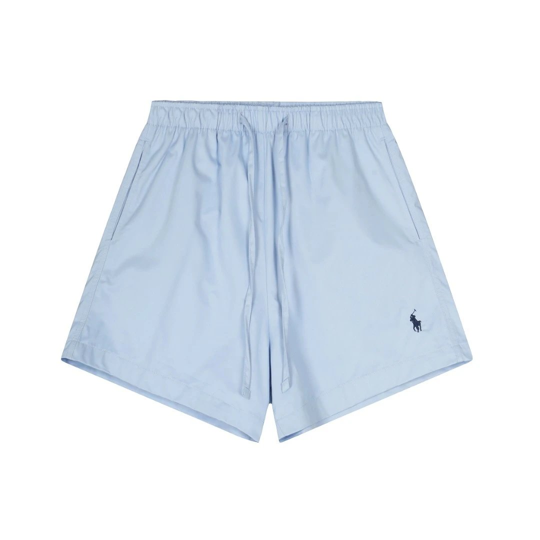 Men's Casual Beach Shorts Summer Cotton, Sky Blue - Ralph Lauren - Cnfans - $28.06