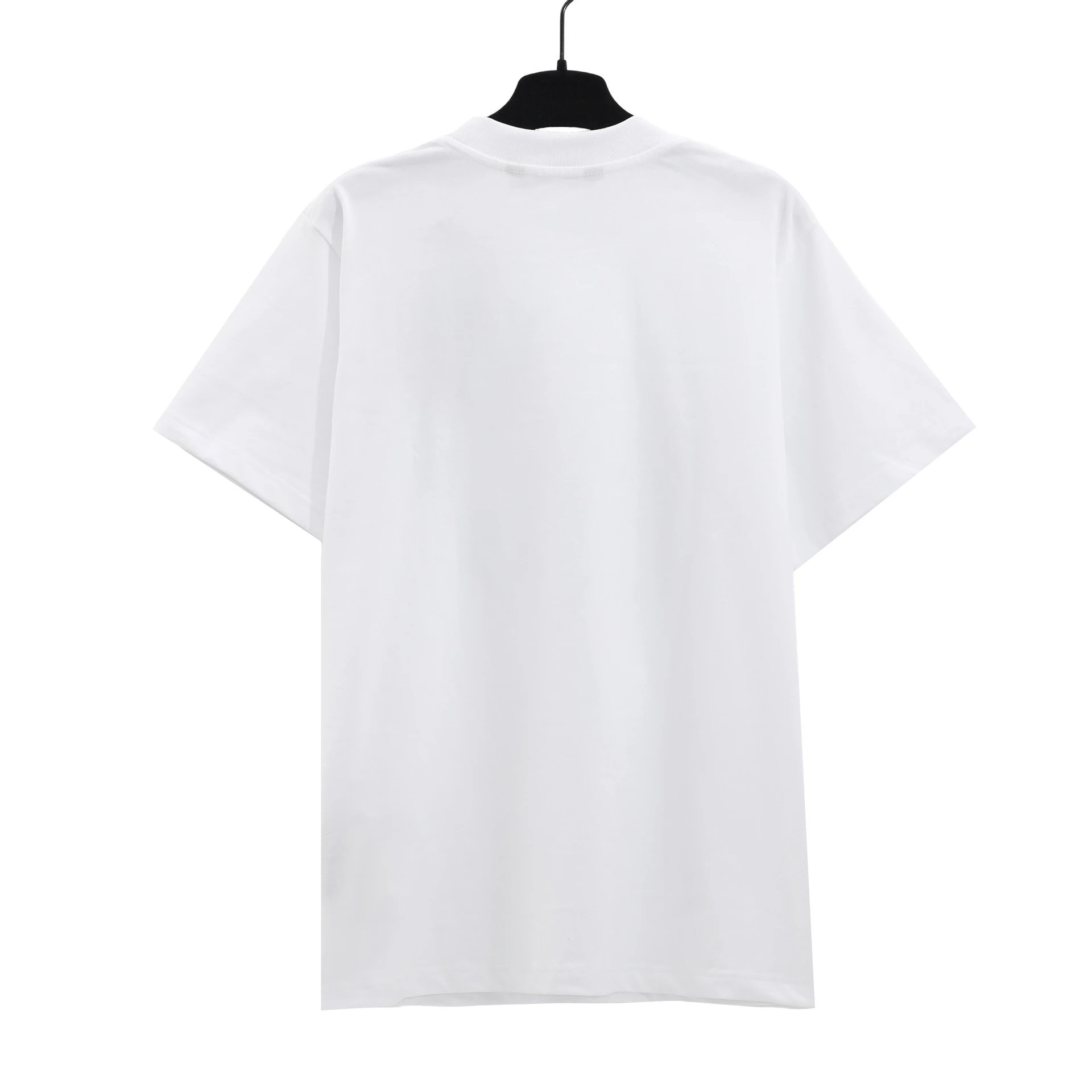 Graffiti Print Streetwear Cotton T-Shirt Midnight Black - Gallery Image 9 - Detailed View